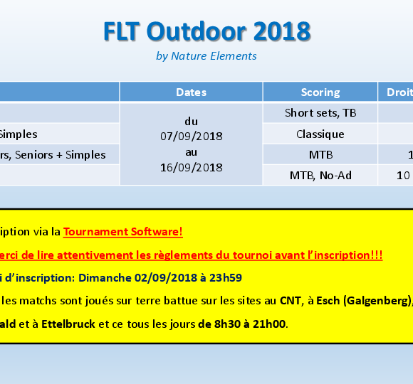 FLT Outdoor 2018