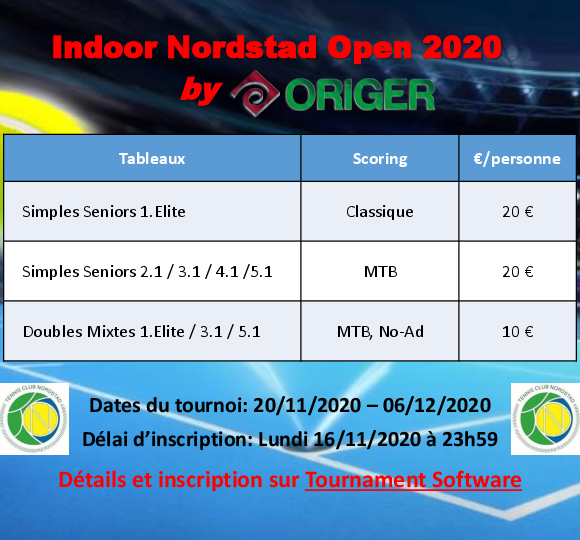 Indoor Nordstad Open 2020