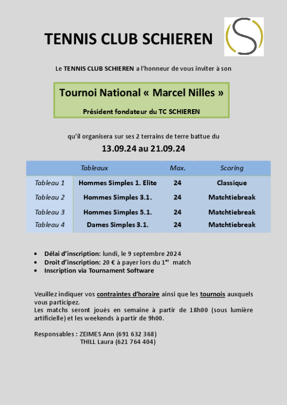 Invitatioun Tournoi 2024