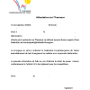 Attestation sur l