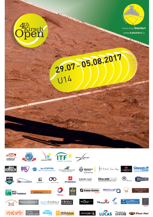 Poster Tennis A3 2017-1 Kirsch Open